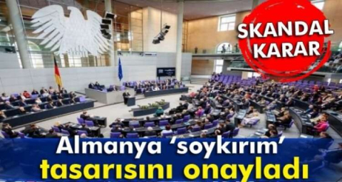 ALMANYA SOY KIRIM İDDAALARINI TANIDI