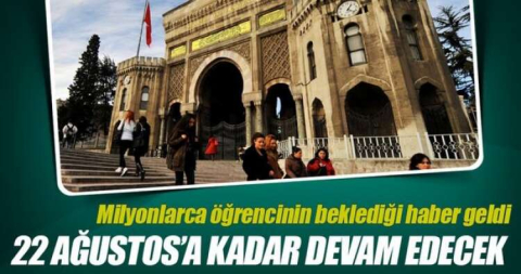 YURT BAŞVURULARI BAŞLADI