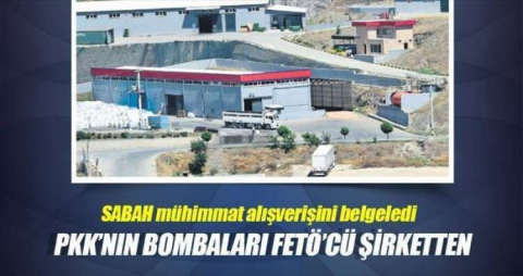 PKK'NIN BOMBALARI FÖTÖ'CÜ ŞİRKETTEN