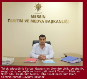 LEVENT ALİ BOSTAN'DAN BAYRAM MESAJI