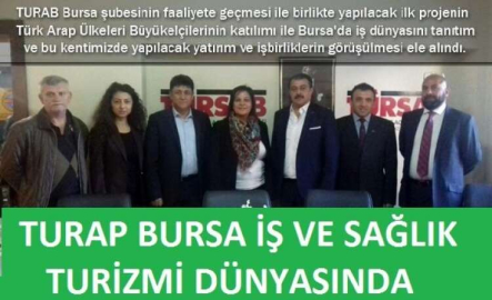 TURAB BURSA İŞ VE SAĞLIK TURİZMİ DÜNYASINDA