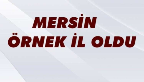 MERSİN ÖRNEK İL OLDU
