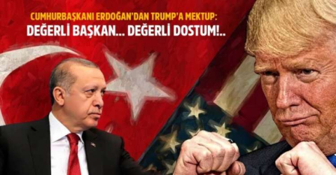 TAYYİP ERDOĞAN'DAN TRUMP'A MEKTUP