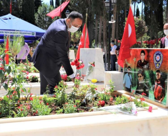 BAŞKAN YILMAZ, ŞEHİTLİĞİ ZİYARET ETTİ