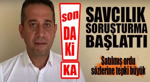 BAŞARIR HAKKINDA SAVCILIK SORUŞTURMA BAŞLATTI