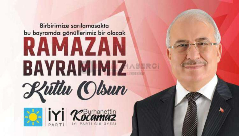 KOCAMAZ " RAMAZAN BAYRAMIMIZ MÜBAREK OLSUN."