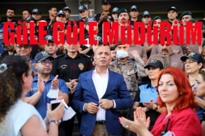EMNİYET MÜDÜRÜ "ŞAHANE " MEHMET ŞAHNE MERSİN'E VEDA ETTİ