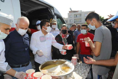 BAŞKAN GÜLTAK, BAYRAMDA DA HALKIN ARASINDA