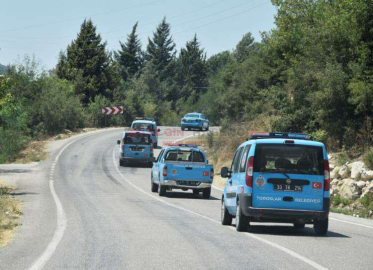 TOROSLAR BELEDİYESİ ORMANLIK ALANLARDA DENETİMDE