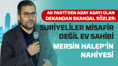 DEKANDAN SKANDAL SÖZLER GÜNDEME DAMGASINI VURDU