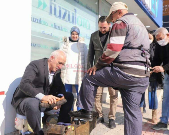 AKDENİZ BELEDİYE BAŞKANI  GÜLTAK, ZEYTİNLİBAHÇE CADDESİ ESNAFI İLE BULUŞTU