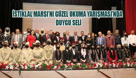 İSTİKLAL MARŞI’NI GÜZEL OKUMA YARIŞMASI’NDA DUYGU SELİ