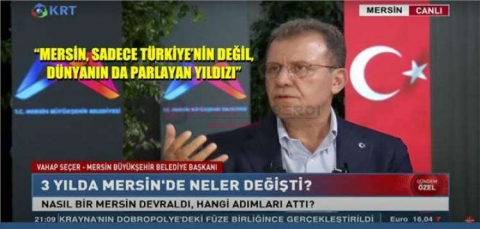 BAŞKAN SEÇER: “MERSİN ÇOK DAHA İYİ ŞEYLERE LAYIK. HEPSİ DE OLACAK”