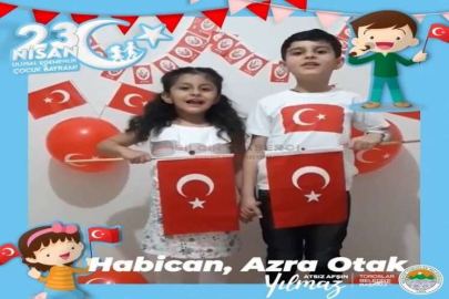ŞİİRLERLE, MARŞLARLA BU YIL DA NEŞEYLE DOLDU 23 NİSAN!