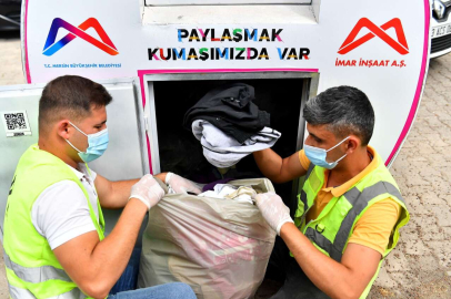 Büyükşehir Belediyesi ‘Kullanılmış Tekstil Kumbarası’ yerleştiriyor. ‘Paylaşmak Kumaşımızda Var’ 