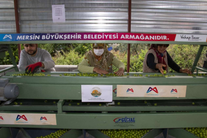 Mersin Büyükşehir’den Mut’a 1 Erik Boylama Makinesi Desteği Daha