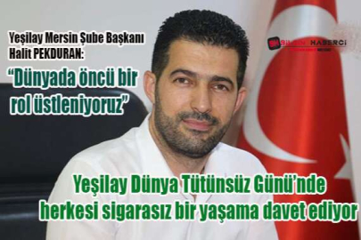 Yeşilay Dünya Tütünsüz Günü’nde Herkesi Sigarasız Bir Yaşama Davet Ediyor