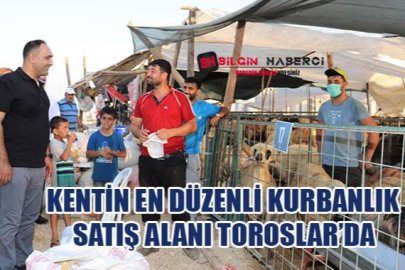 Kentin En Düzenli Kurbanlık Satış Alanı Toroslar’da