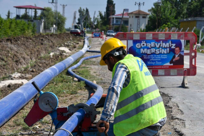 MESKİ, Tarsus İlçesi Doğu Ova Çiçekli Grubu İçmesuyu Hattı Yapım İşine Devam Ediyor