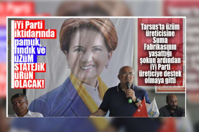 Üzüm Üreticisine “SUMA” Şokunun Ardından İYİ PARTİ, Üreticiye Koştu: “Üzüm, Bizim İktidarımızda Stratejik Ürün Olacak!”