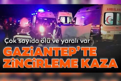 Gaziantep'te Katliam Gibi Kaza: 15 Kişi Can Verdi