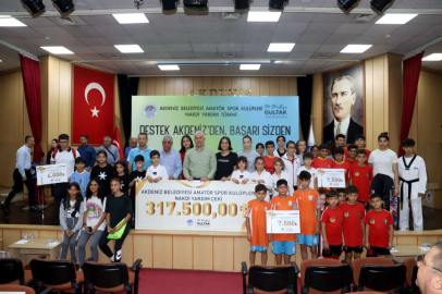 Akdeniz Belediyesi’nden Amatör Spor Kulüplerine Can Suyu