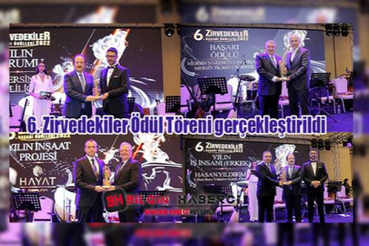 6. Zirvedekiler Ödül Töreni Gerçekleştirildi
