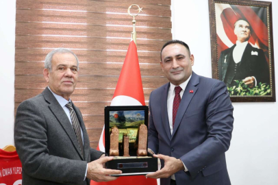 Türkiye Gazeteciler Federasyonundan Başkan Yılmaz'a Ziyaret