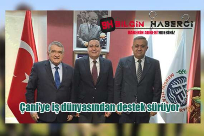 Çani’ye İş Dünyasından Destek Sürüyor