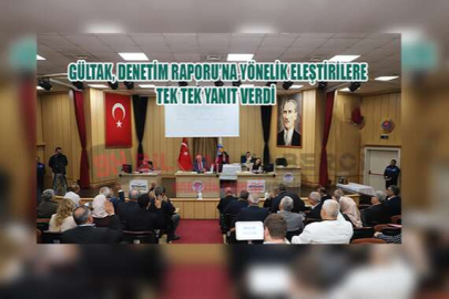Gültak, Denetim Raporu’na Yönelik Eleştirilere Tek Tek Yanıt Verdi