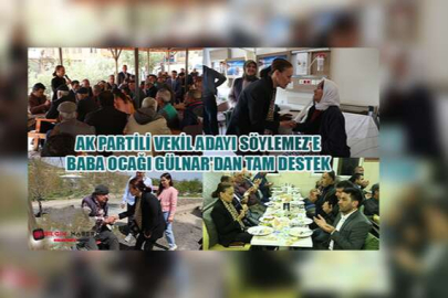 Ak Partili Vekil Adayı Söylemez'e Baba Ocağı Gülnar'dan Tam Destek