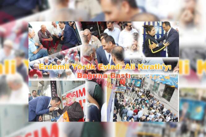 Erdemli  Yörük Evladı Ali Kıratlı'yı Bağrına Bastı