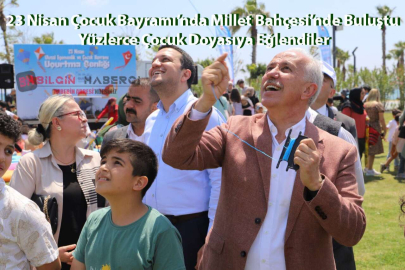 23 Nisan Çocuk Bayramı’nda Millet Bahçesi’nde Buluştu Yüzlerce Çocuk Doyasıya Eğlendi