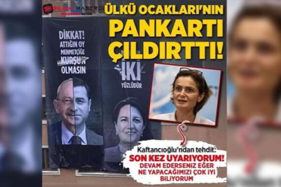 Kaftancıoğlu'ndan ülkücü gençlere tehdit"Son kez uyarıyorum! İftiralarınıza devam ederseniz..."