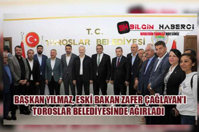 Başkan Yılmaz, Zafer Çağlayan’ı Toroslar Belediyesinde Ağırladı