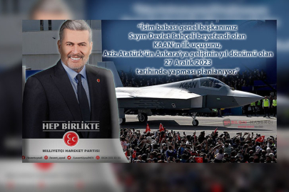 “KAAN” MİLLİ MUHARİP UÇAĞIN İLK UÇUŞU: ATATÜRK’ÜN ANKARA’YA GELİŞİNİN YILDÖNÜMÜNDE: 27 ARALIK 2023