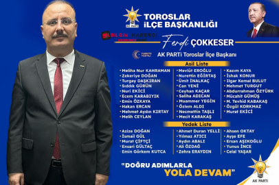 Toroslar'ın Yeni Lideri Ferdi Çokkeser  Yeni Ak Kadrosunu  Kamuoyuna Duyurdu