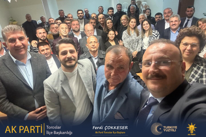 "AK Parti Toroslar İlçe Teşkilatları Yeni Başkan Ferdi Çokkeser İle Güçlü Bir Başlangıç Yaptı"