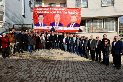 Dr. Ali Öz kırsal mahallelerde coşkuyla karşılandı