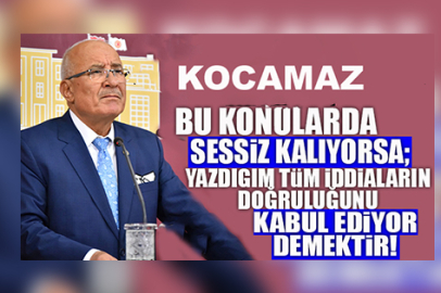 KOCAMAZ’DAN BOMBA: “SAYIN SEÇER VE EKİBİ DE YANLIŞ YAPMAYACAK! YAPARLARSA DA SONUCUNA KATLANACAKLAR!
