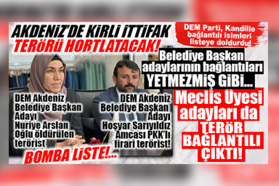 AKDENİZ’DE İTTİFAKIN MECLİS ÜYELERİ   ADAY LİSTESİ TERÖRLE BAĞLANTILI İSİMLERLE DOLU!