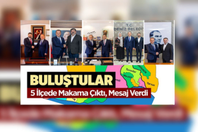 Başkan Seçer’den İlçe Belediye Başkanlarına Ziyaret: “Her Zaman Yanı Başınızdayım”